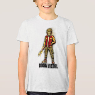 Camiseta Triblenda Mono Artillero Rebelde de Nacimiento