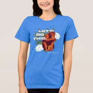 Camiseta Triblenda Mono "Hagamos esto" - El Lotus blanco