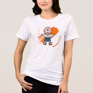 Camiseta Triblenda Mono lindo Hitotsume-kozo Yokai