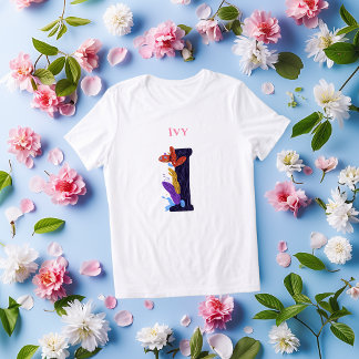 Camiseta Triblenda Monograma Artístico - Recuerdo de Cumpleaños Letra