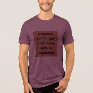 Camiseta Triblenda "Monograma Minimalista IAO"