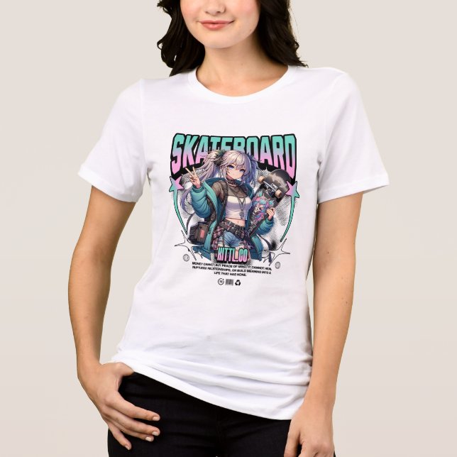 Camiseta Triblenda Monopatín (Anverso)