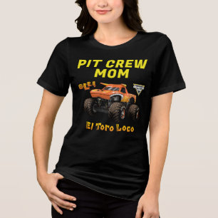 Camiseta Triblenda Monster Jam - Cumpleaños de El Toro Loco Pit Crew