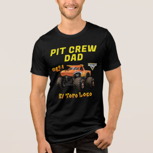 Camiseta Triblenda Monster Jam - Cumpleaños de El Toro Loco Pit Crew 