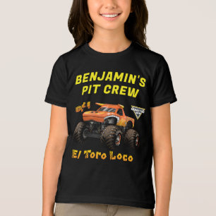 Camiseta Triblenda Monster Jam - El Toro Loco Cumpleaños Pit Crew