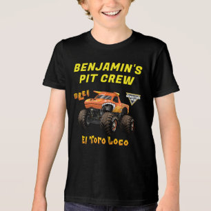 Camiseta Triblenda Monster Jam - El Toro Loco Cumpleaños Pit Crew