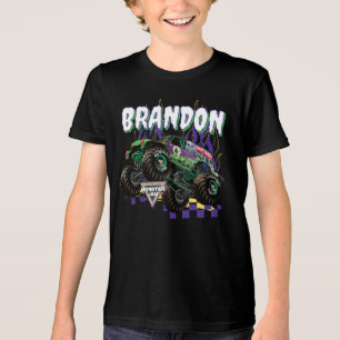Camiseta Triblenda Monster Jam Grave Digger - Personalizado
