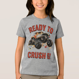 Camiseta Triblenda Monster Jam - Monster Mutt Listo para Aplastar Cum