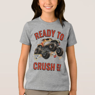 Camiseta Triblenda Monster Jam - Monster Mutt Listo para Aplastar Cum