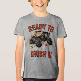 Camiseta Triblenda Monster Jam - Monster Mutt Listo para Aplastar Cum