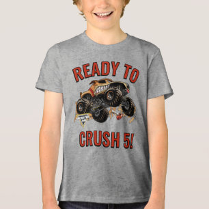 Camiseta Triblenda Monster Jam - Monster Mutt Listo para Aplastar Cum