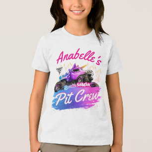 Camiseta Triblenda Monster Jam - Sparkle Smash Pit Crew