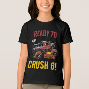 Camiseta Triblenda Monster Jam - Zombie Listo para Aplastar Cumpleaño