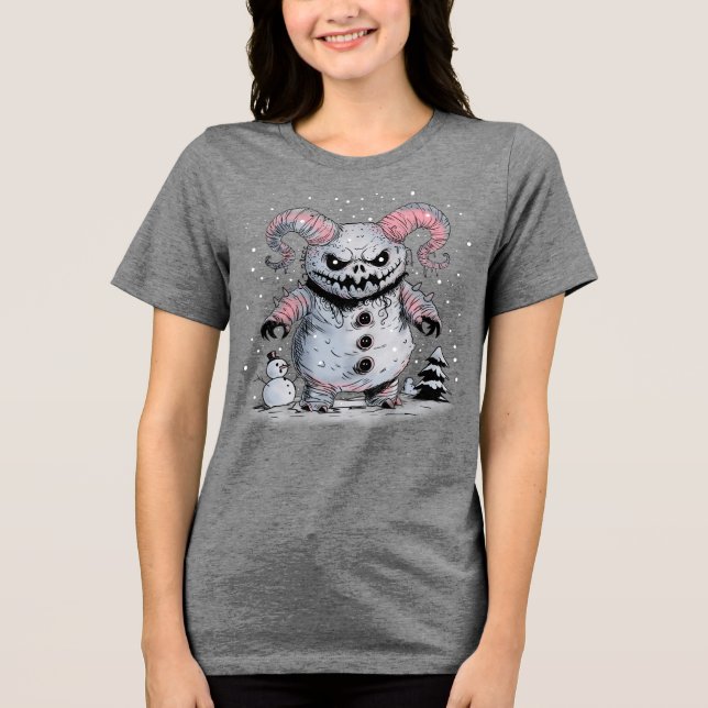Camiseta Triblenda Monster Snowman (Anverso)