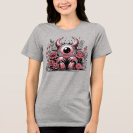 Camiseta Triblenda Monstruo de la flor de primavera