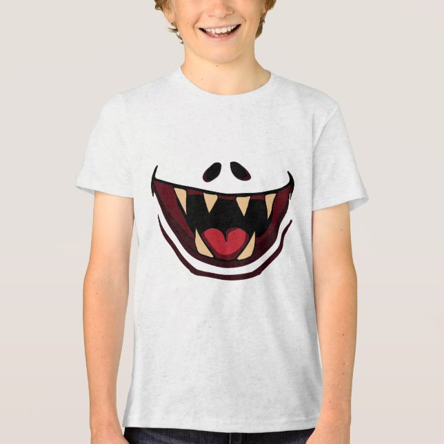 Camiseta Triblenda Monstruo divertido (Anverso)