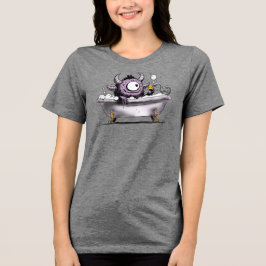 Camiseta Triblenda Monstruo en baño de burbujas