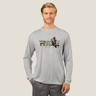Camiseta Triblenda Monta Como un Rey (Modo Lt.) Manga Larga Hombre