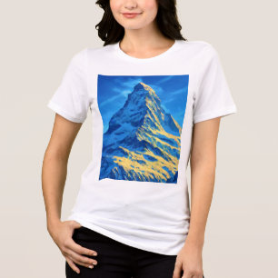 Camiseta Triblenda Montaña de Alpes de Matterhorn