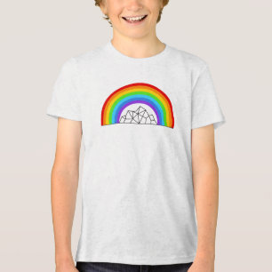 Camiseta Triblenda Montañas del Orgullo LUE al aire libre