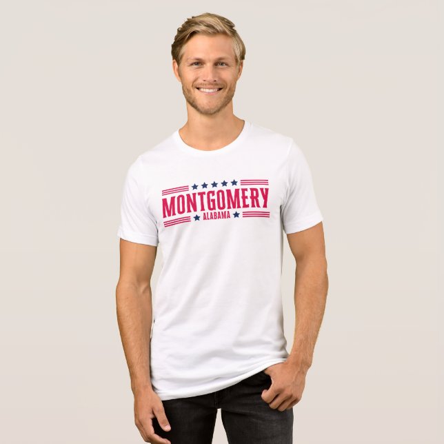 CAMISETA TRIBLENDA MONTGOMERY ALABAMA (Anverso Completo)