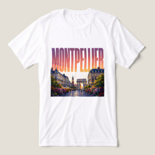 Camiseta Triblenda Montpellier Francia Encanto de Ciudad Mediterránea
