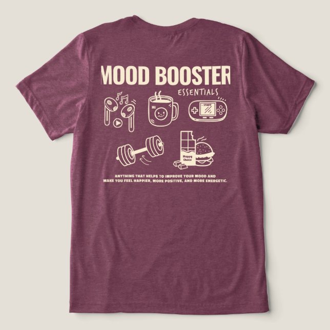 Camiseta Triblenda Mood Booster (Diseño Reverso )