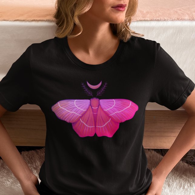 Camiseta Triblenda Moon morado morado mágico mariposa (Subido por el creador)