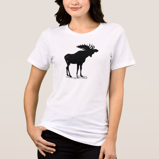 Camiseta Triblenda Moose Silhouette (Anverso)