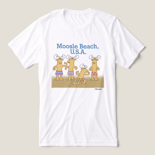 Camiseta Triblenda Moosle Beach, Estados Unidos (Diseño delantero )