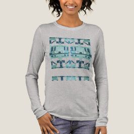 Camiseta Triblenda Mosaico azul marino de inspiración mediterránea