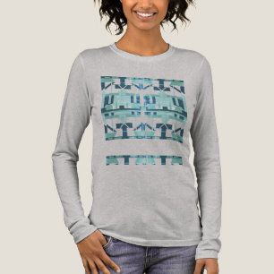 Camiseta Triblenda Mosaico azul marino de inspiración mediterránea