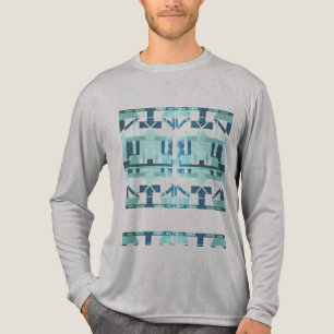 Camiseta Triblenda Mosaico azul marino de inspiración mediterránea