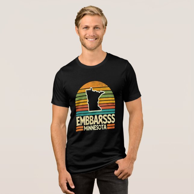 Camiseta Triblenda Mostrar tu amor estatal con la Abrasse Minnesota (Anverso Completo)