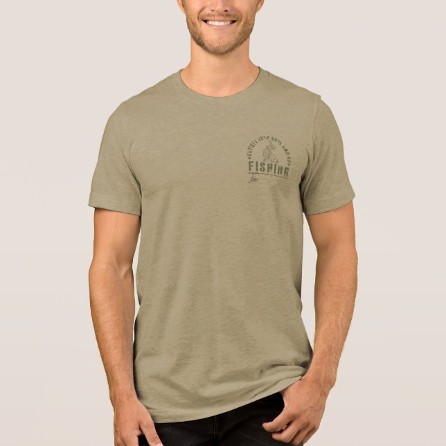 Camiseta Triblenda Motivación de pesca | Carp | Satisfacer (Anverso)