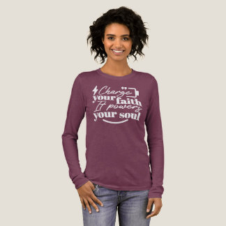 Camiseta Triblenda Motivational Christian Quote – Charge Your Faith