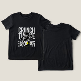 Camiseta Triblenda Motivational Crunch Time Soccer Cat For Athletes