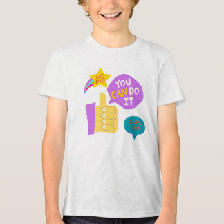 Camiseta Triblenda Motivational Stickers and Thumbs-Up