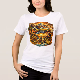 Camiseta Triblenda Motivational Women White Tshirt