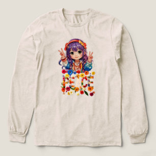 Camiseta Triblenda motivo floral PAZ