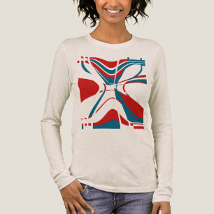 Camiseta Triblenda Moto geométrico de las formas grandes de negrita t