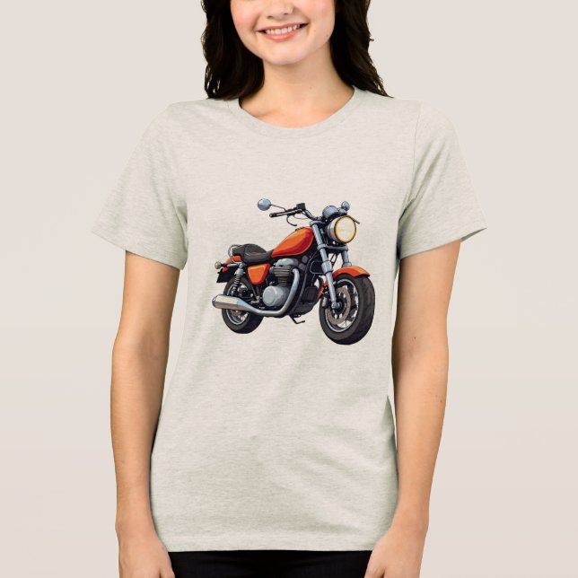 Camiseta Triblenda Motocicleta (Anverso)