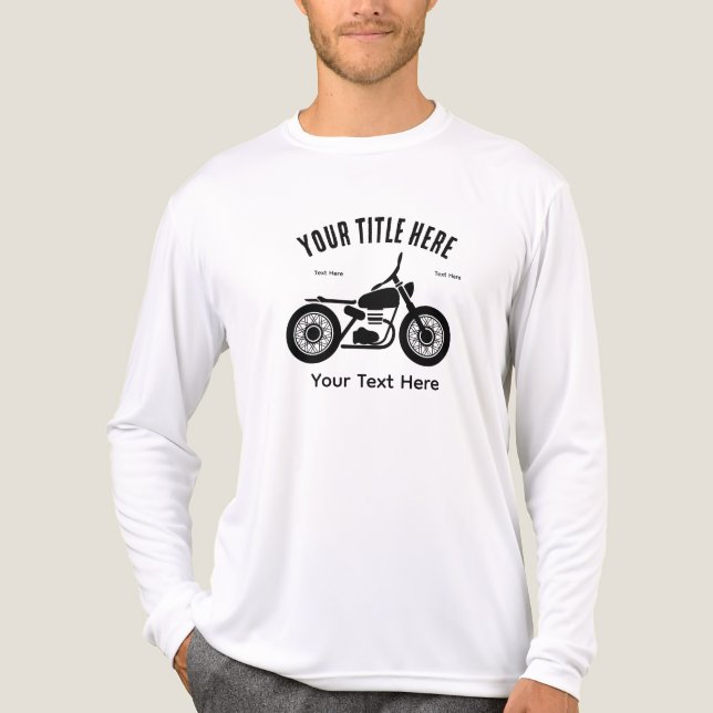 Camiseta Triblenda Motorcycle Ride Speed and Freedom Design (Anverso )