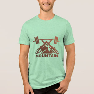 Camiseta Triblenda Mountain Barbell Adventure - Gimnasio al aire libr