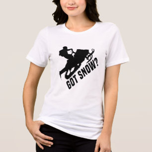 Camiseta Triblenda Movilización de nieve - Obtuve regalos con moto de