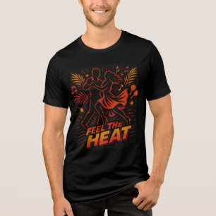 Camiseta Triblenda Movimiento de danza dinámica con energía explosiva