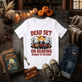 Camiseta Triblenda Muerto de ganas de leer Halloween