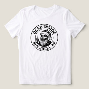 Camiseta Triblenda Muerto por Dentro Pero Alegre Navidades Divertidas