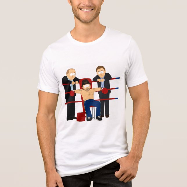 Camiseta Triblenda "Muhammad ‘Soy duro’ Bruce Lee" (Anverso)