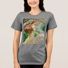 Camiseta Triblenda Mujer Art Nouveau Peaches Gray